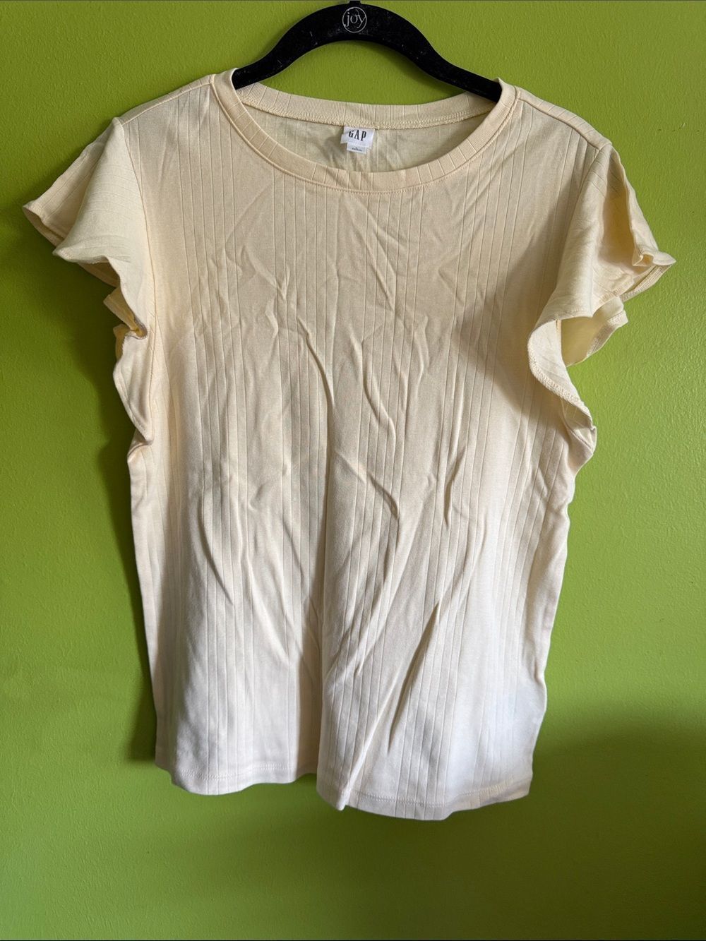 NWT GAP Yellow Short Sleeve T Tee Shirt Size L